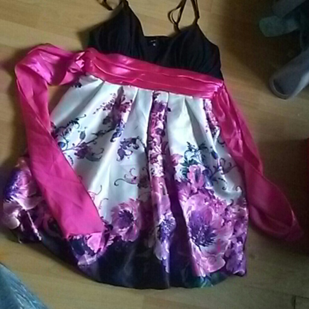 A floral dress